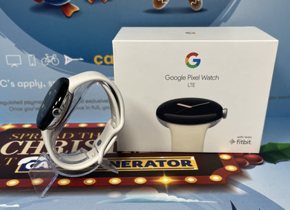 GOOGLE PIXEL WATCH LTE SILVER **BOXED**.
