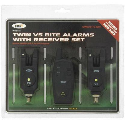NGT 2pc Vs Bite Alarm Set Up with Receiver.