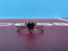 SPARKLING BLUE ELEVATED HEART RING PANDORA UNBOXED