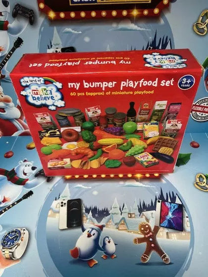 MY BUMBER PLAYFOOD SET 60 PCS APPROX 3+ **BOXED**.