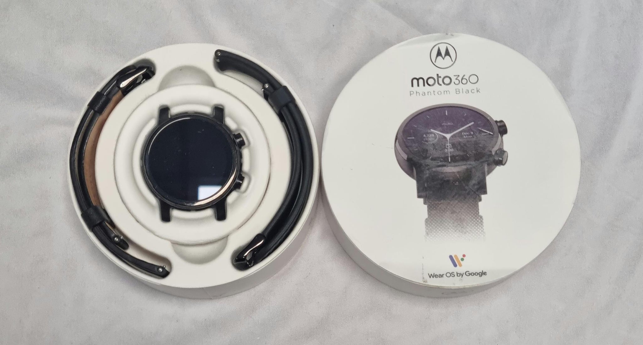 Motorola Moto 360 Black 1.56 Smartwatch Android Wear SM3933AR1B1