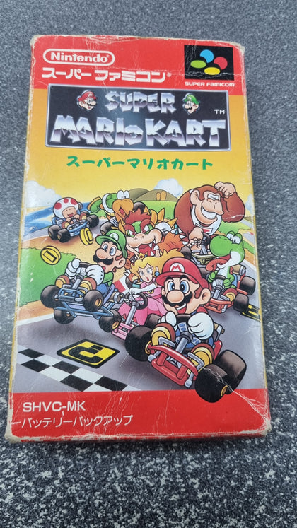 Super MarioKart NTCSJ Super Famicom Game PRESTON.