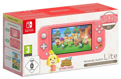 Nintendo Switch Lite Animal Crossing New Horizons Isabelle Aloha Edition.