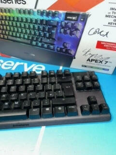 Steelseries Apex 7 TKL Keyboard.