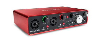 Focusrite Scarlett 2i4 (2nd Gen) Audio Interface.