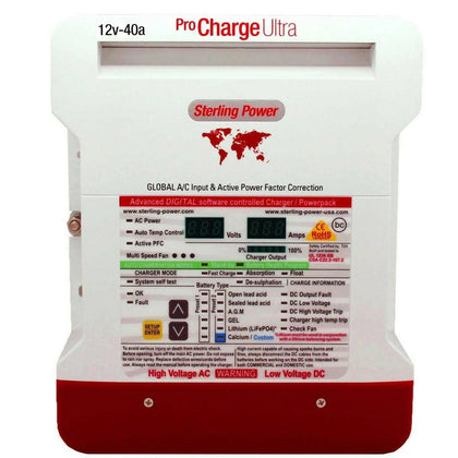 Sterling 'Pro Charge Ultra' Battery Charger - 12V 40A.