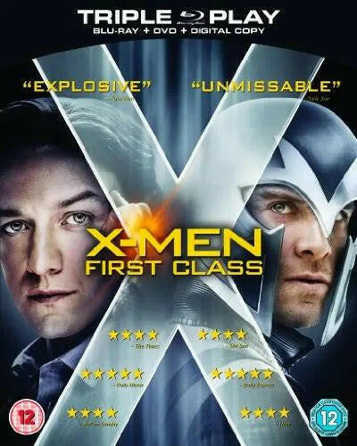 *sealed* X-Men: First Class - Triple Play (Blu-ray + DVD + Digital Copy) by Matthew Vaughn (Blu-ray).
