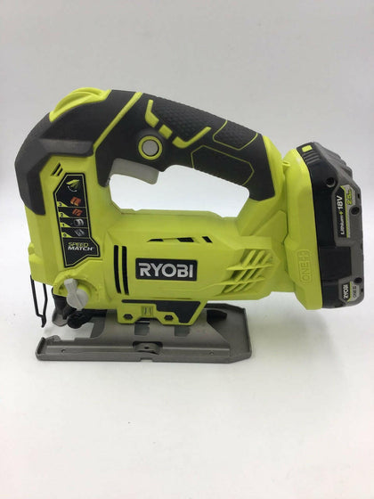 Ryobi 18V One+ Cordless Jigsaw R18JS-0 (Comes with 2.5Ah 18V Lithium+ Battery).