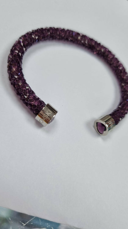 Swarovski Bracelet Purple LEYLAND.