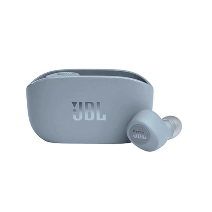 JBL Vibe 100TWS Blue True Wireless in-Ear Headphones.
