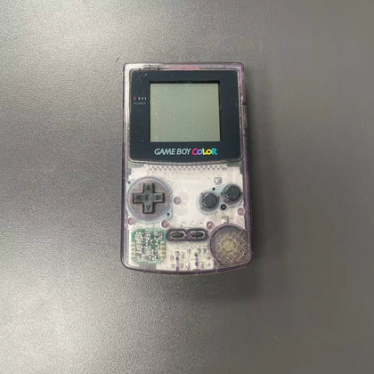 Nintendo Game Boy Color Transparent Clear Purple Handheld Console 1998 CGB-001.