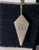 9ct Masonic Freemason Trowel Pendant. Dunbartonshire Lodge.