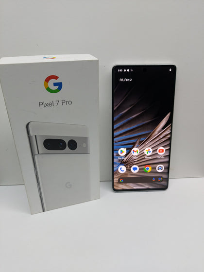 Google Pixel 7 Pro - 128GB - Snow White - Open Unlocked - Boxed.