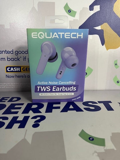 Equatech Active Noise Cancelling TWS Earbuds - Lilac.