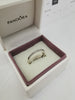 14K White Gold Pandora Ring with Diamond, Hallmarked , 2.5G Weight, Size: M  *RRP BRAND NEW @ PANDORA £790*