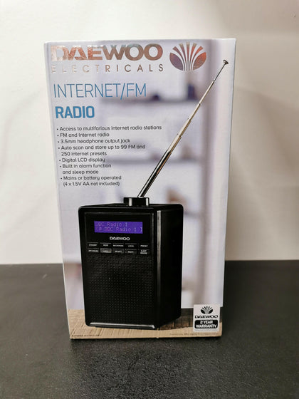 Daewoo AVS1400 DAB/FM Bluetooth Radio - Black.