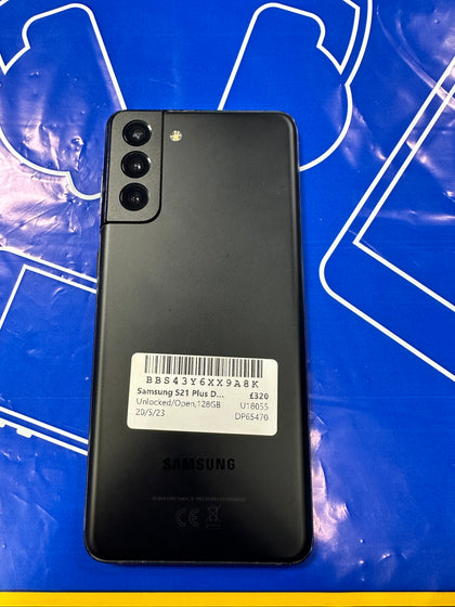 Samsung Galaxy S21+ 128 GB Phantom Black Dual Dim Unlocked.