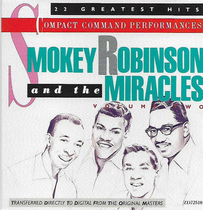 Smokey Robinson And The Miracles ‎– 22 Greatest Hits.