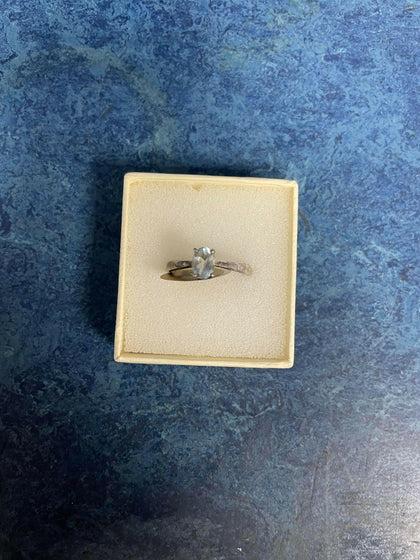 Silver ring.