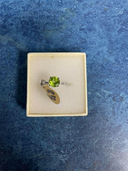 Silver ring.