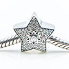Pandora Wishing Star Sterling Silver Charm With Clear Zirconia