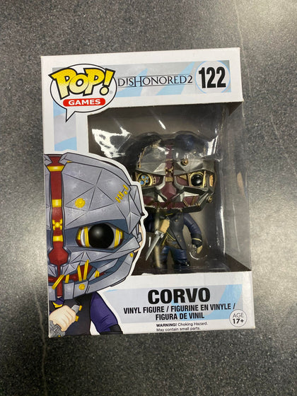 Corvo Dishonered Pop Vinyl No. 122.