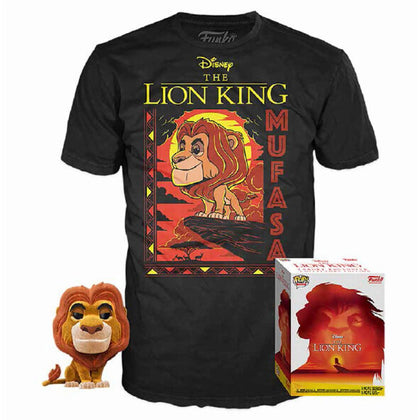 Funko Pop! & Tee: The Lion King - Mufasa  And T-Shirt.