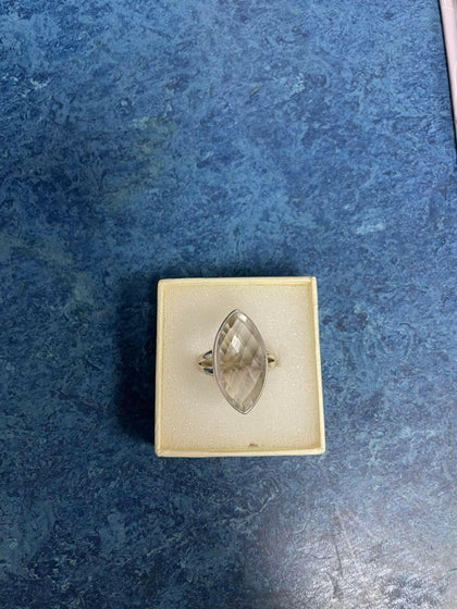 Silver ring.