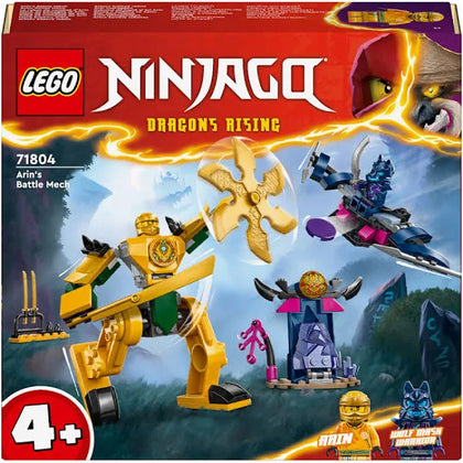 LEGO 71804 NINJAGO Arin’s Battle Mech Action Figure Toy Set.