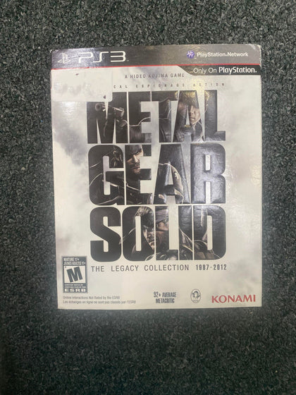 Metal Gear Solid: Legacy Collection w/Artbook (No DLC) PS3.