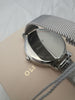 Olivia Burton - White Dial Rose Gold & Silver Mesh Watch