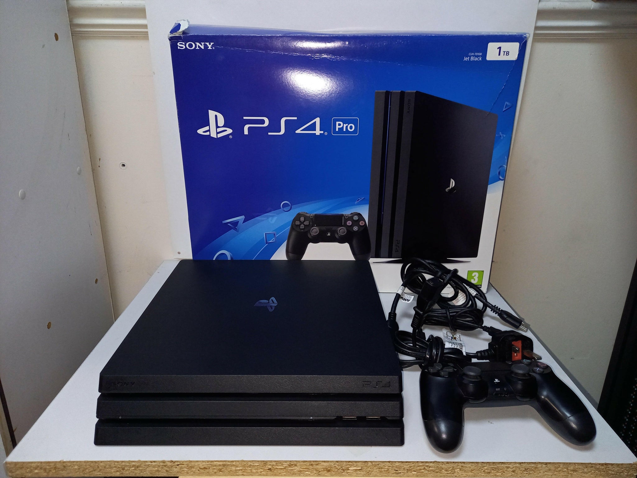 Sony PlayStation 4 Pro Console - Black - 1TB