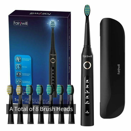 Fairywill Electric Toothbrush - Black, Model: 551.