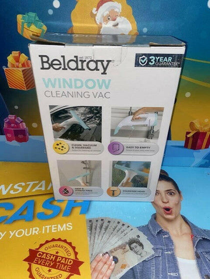 BELDRAY WINDOW CLEANING VAC (BOXED) (NOT OPENED).