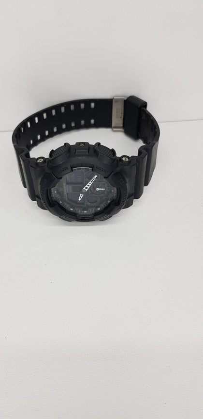 Casio GA-100-1A1ER G-Shock Alarm Men's Heavy Duty Watch - Black - Unboxed