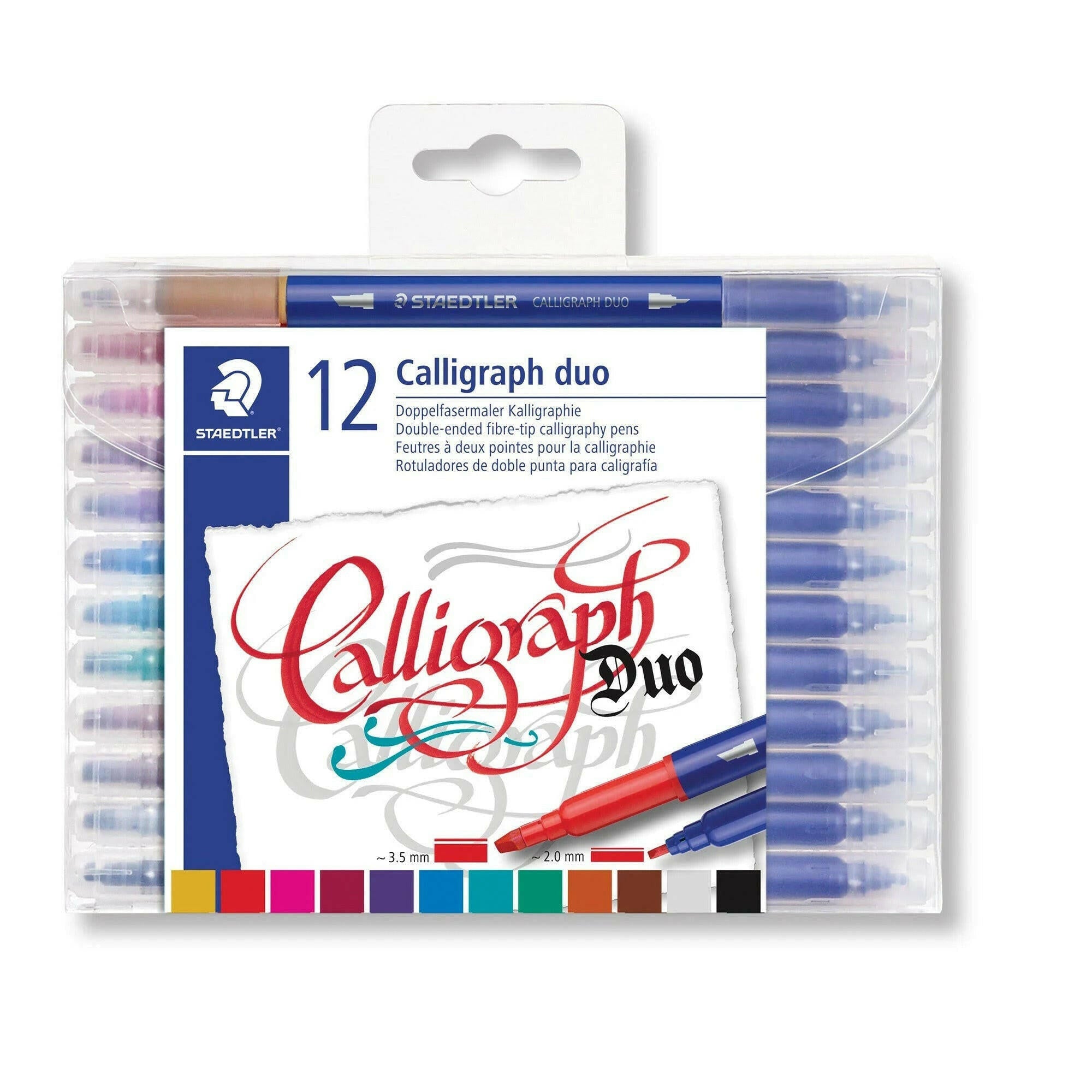 Staedtler Double Ended Calligraphy Pens Assorted Pack of 12