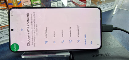 Samsung Galaxy S22 256GB Phantom Black Unlocked Boxed Like New.