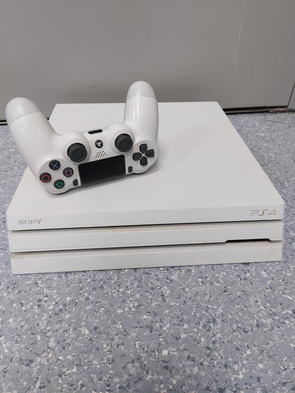 Playstation 4 Pro Console (PS4 PRO) - 1TB - Glacier White - Unboxed - White Pad.