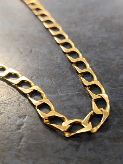 9ct gold chain 13.8g.