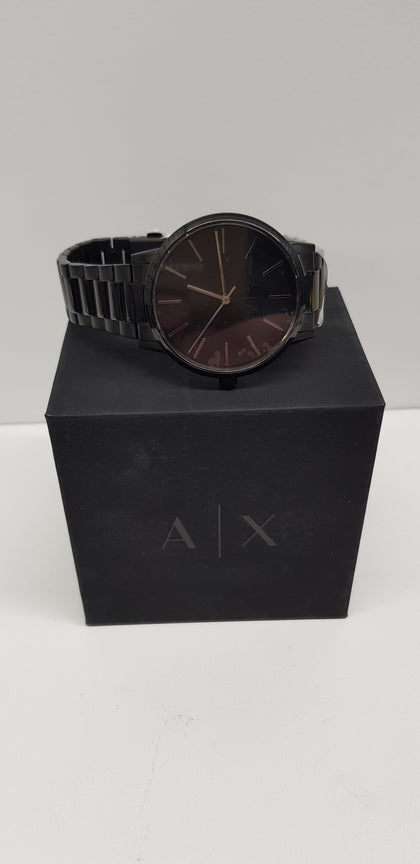 Armani Exchange Cayde Black Dial Men's Quartz Watch AX2701 - OPENED IN STORE.