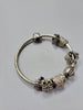 Pandora Bracelet, 7 Charms, Hallmarked Pandora Charms,, Small Size