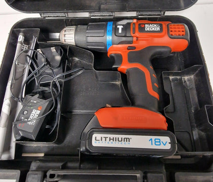 ** Sale ** Black & Decker Cordless Drill Model BD18k-BQGB ** Collection Only **.