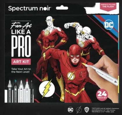 The Flash Pro Fan Art Spectrum Noir Marker Box Set.