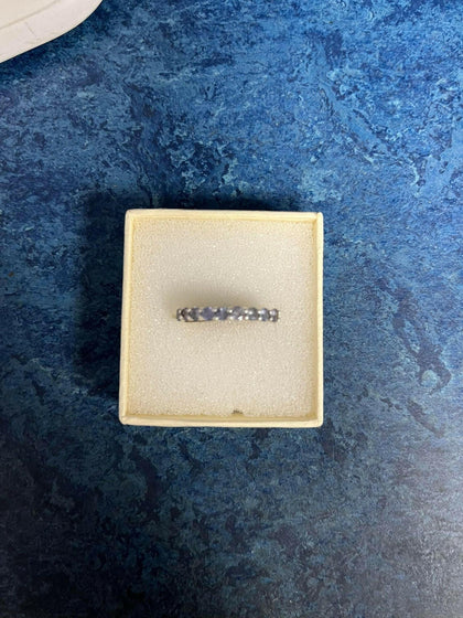 Silver ring.