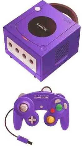 Nintendo Gamecube Console (Purple) + 1 Game.