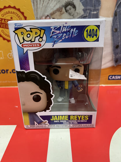 Brand Funko Jaime Reyes 1404 Blue Beetle Pop Figure.