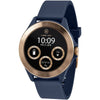 Harry Lime Ha07-2012 Unisex Black Dial Navy Rubber Strap Watches