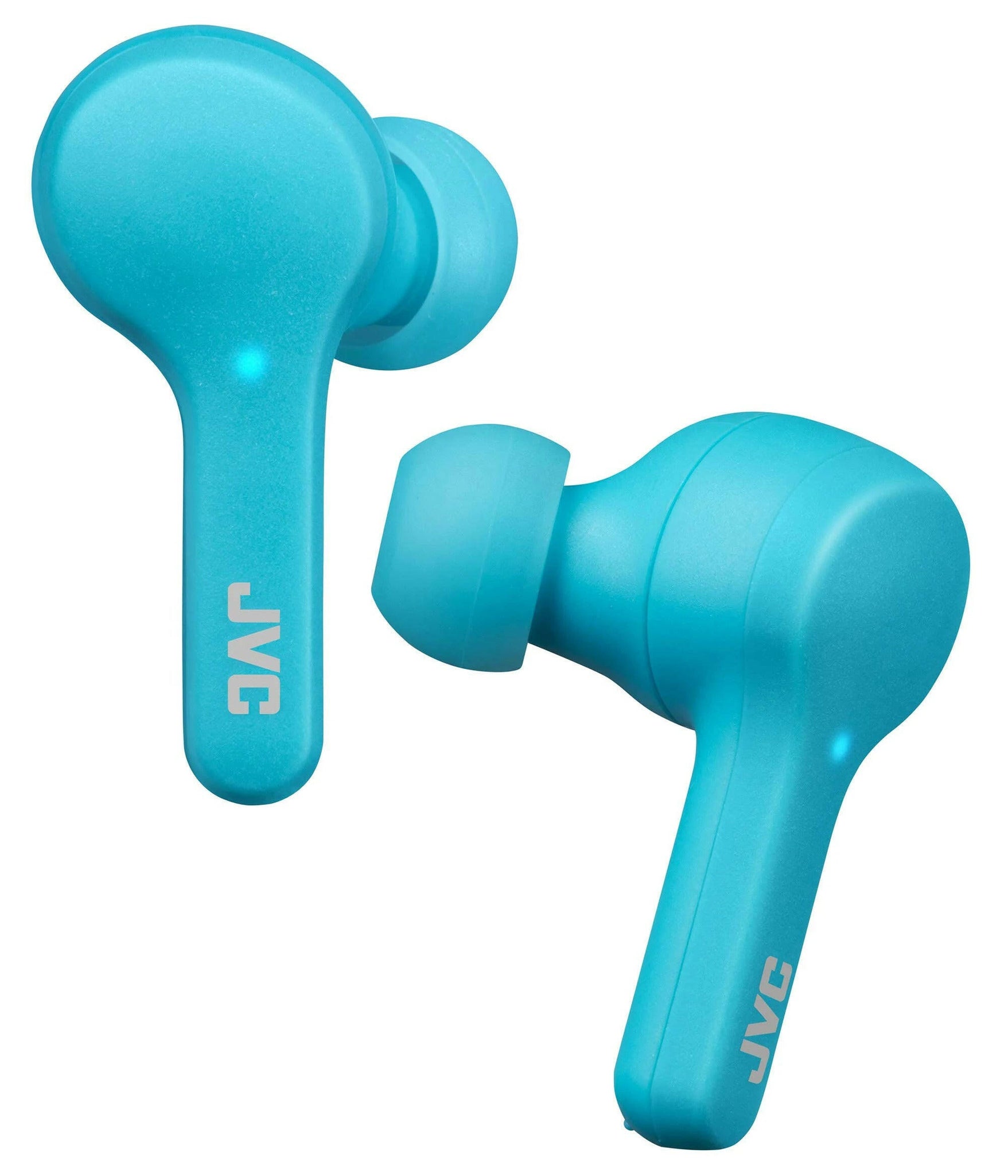 JVC Gumy Truly Wireless Earbuds Headphones, Bluetooth 5.0, Water Blue