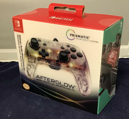 **BOXED & BRAND NEW** AfterGLOW Deluxe+ Wired Controller for Switch - Transparent / Coloured.