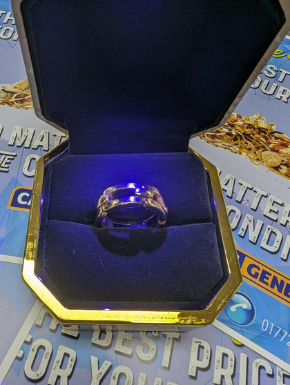 14CT GOLD RING 18.46G SIZE T.5 PRESTON STORE.